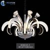 Chansy New design stainless steel luxury hanging chrome color living room modern chandelier - Image 4