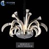 Chansy New design stainless steel luxury hanging chrome color living room modern chandelier - Image 3